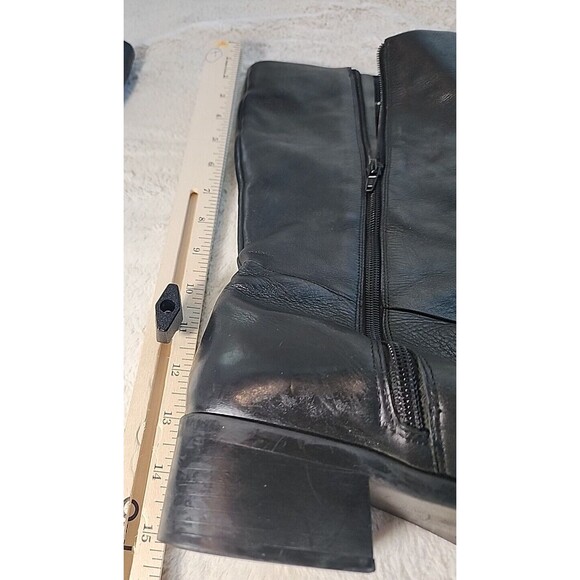 NATURALIZER Boots Shoes Womens 10 High Quality Leather Calf High Made in Brazil - Picture 12 of 12